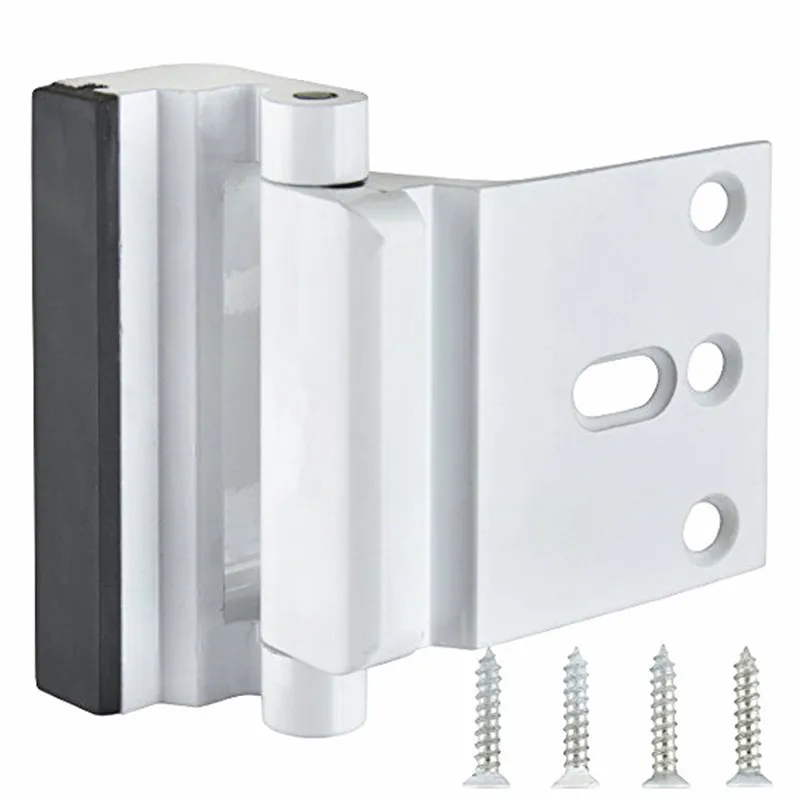 White Aluminium Alloy Door Reinforcement Lock with Screws Security Door Lock Home Child Proof Door Stopper
White Aluminium Alloy Door Reinforcement Lock with Screws Security Door Lock Home Child Proof Door Stopper