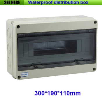 Clear PC Cover ABS Body 15Way Waterproof IP65 Electrical Distribution Box Size 300*190*110mm
Clear PC Cover ABS Body 15Way Waterproof IP65 Electrical Distribution Box Size 300*190*110mm