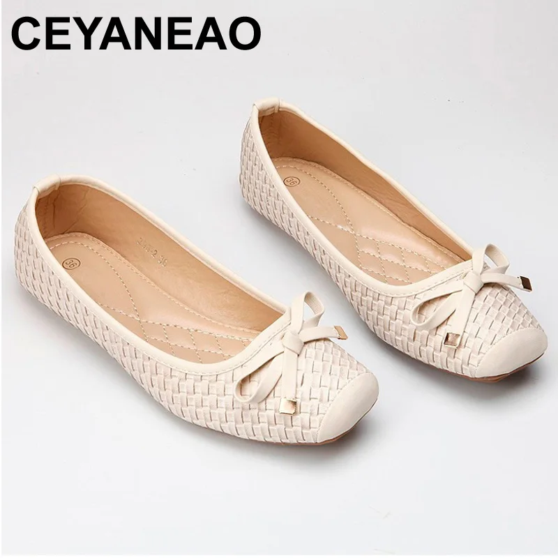 CEYANEAONew fashion Lady soft sole Flats Shoes for drive pregnant woman shoes Women autumn spring work Shoes square toe E2073
CEYANEAONew fashion Lady soft sole Flats Shoes for drive pregnant woman shoes Women autumn spring work Shoes square toe E2073