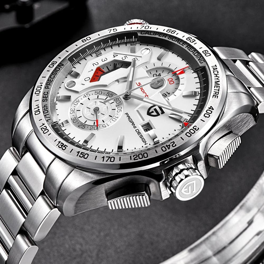 2019 PAGANI DESIGN Chronograph Sport Watch Men Luxury Brand Quartz Waterproof Full Stainless Steel Watches Relogio Masculino
2019 PAGANI DESIGN Chronograph Sport Watch Men Luxury Brand Quartz Waterproof Full Stainless Steel Watches Relogio Masculino