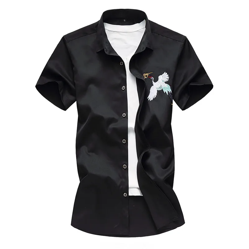 2018 New Arrival Men's Shirt Mens Business Casual Shirts Men Brand Clothing Embroidery mens short sleeves shirts M-7XL
2018 New Arrival Men's Shirt Mens Business Casual Shirts Men Brand Clothing Embroidery mens short sleeves shirts M-7XL
