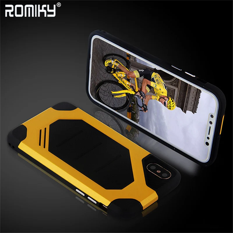 30pcs Romiky for Apple iPhone X Cases Back Cover Housing Plastic Frame + Silicone Dual Layer Protection Case 10 | Мобильные телефоны