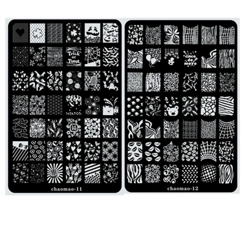 Large Size CHAOMAO Image Plate Flower Lace XL Nail Stamp Stamping Nail Art Stencil Template 14 designs
Large Size CHAOMAO Image Plate Flower Lace XL Nail Stamp Stamping Nail Art Stencil Template 14 designs