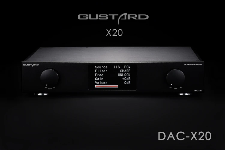 

Gustard DAC-X20U Digital Audio Decoder Dual ES9018 Solution XMOS Input Optical/Coaxial/AES/EBU Support DSD DOP USB 32Bit/384KHz