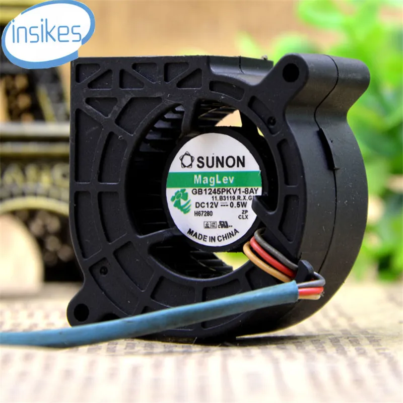Sunon GB1245PKV1-8AY Hydraulic Bearings Axial Cooling Fan DC 12V 0.5W 4520 4cm 45*45*20mm 3 Wires
Sunon GB1245PKV1-8AY Hydraulic Bearings Axial Cooling Fan DC 12V 0.5W 4520 4cm 45*45*20mm 3 Wires
