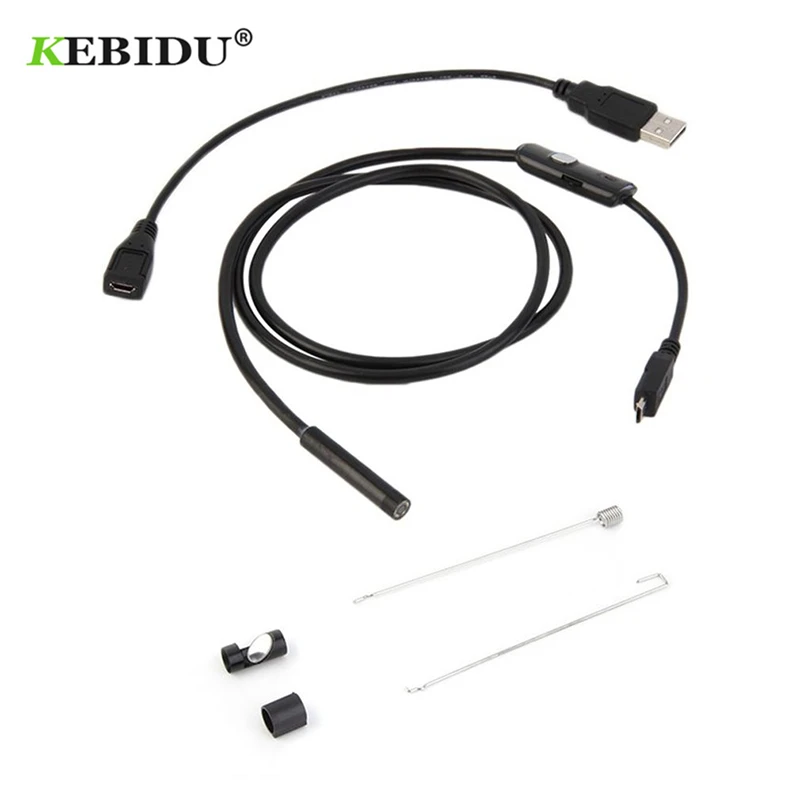 Kebidu USB Endoscope Phone Endoscope 720P HD Borescope Snake Inspection Tube Video Camera Waterproof 6 LED 1m 7mm Newest
Kebidu USB Endoscope Phone Endoscope 720P HD Borescope Snake Inspection Tube Video Camera Waterproof 6 LED 1m 7mm Newest