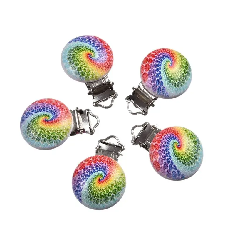 5Pcs/Lot Vortex Pattern Wooden Pacifier Clip Metal Soother Holders For DIY Craft
5Pcs/Lot Vortex Pattern Wooden Pacifier Clip Metal Soother Holders For DIY Craft