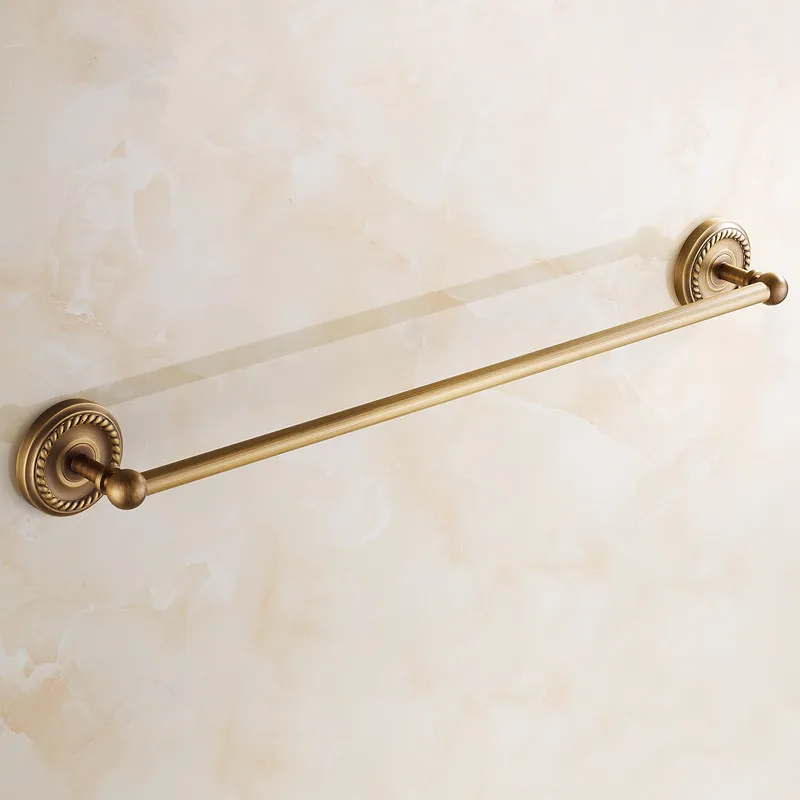 European style copper single rod towel rack Bathroom towel rack Bathroom hanging single towel bar antique single rod towel rack
European style copper single rod towel rack Bathroom towel rack Bathroom hanging single towel bar antique single rod towel rack