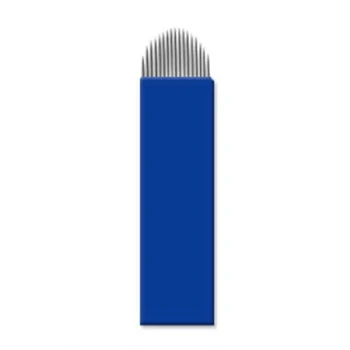 100Pcs Microblading Shading Blades Curved Manual Tattoo Needles 18U Pin Eyebrow Blades Shading Needles Blue
100Pcs Microblading Shading Blades Curved Manual Tattoo Needles 18U Pin Eyebrow Blades Shading Needles Blue