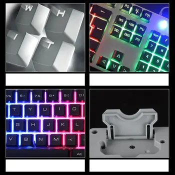 T6 Practical Waterproof Luminous Keyboard And Mouse Set Desktop Computer Game Mechanical Feel Wear-resistant
T6 Practical Waterproof Luminous Keyboard And Mouse Set Desktop Computer Game Mechanical Feel Wear-resistant
