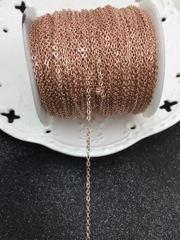 MYLONGINGCHARM Wholesale Chain-very skinny chains 10 feet skinny chain-must-have rose gold plated Brass chain-F1088meiguijin
MYLONGINGCHARM Wholesale Chain-very skinny chains 10 feet skinny chain-must-have rose gold plated Brass chain-F1088meiguijin