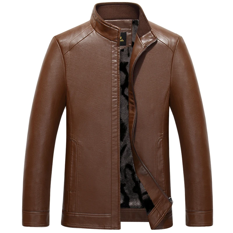 1655 New Fashion Genuine Leather Jacket Zipper Coat Autumn &Winter Man Clothes Thick Sheepskin Leather Jacket
1655 New Fashion Genuine Leather Jacket Zipper Coat Autumn &Winter Man Clothes Thick Sheepskin Leather Jacket