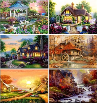 Full DIY 5D Diamond Painting Dream hut Diamon Cross Stitch Diamond Embroidery Garden Landscape Resin Rhinestones Diamond Mosaic
Full DIY 5D Diamond Painting Dream hut Diamon Cross Stitch Diamond Embroidery Garden Landscape Resin Rhinestones Diamond Mosaic