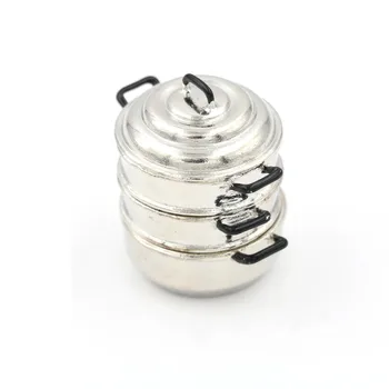 Dollhouse Toy Miniature 1:12 Kitchen Decor Toy Metal Cooking Micro 3-layers Steamer Pot Doll House Accessories
Dollhouse Toy Miniature 1:12 Kitchen Decor Toy Metal Cooking Micro 3-layers Steamer Pot Doll House Accessories