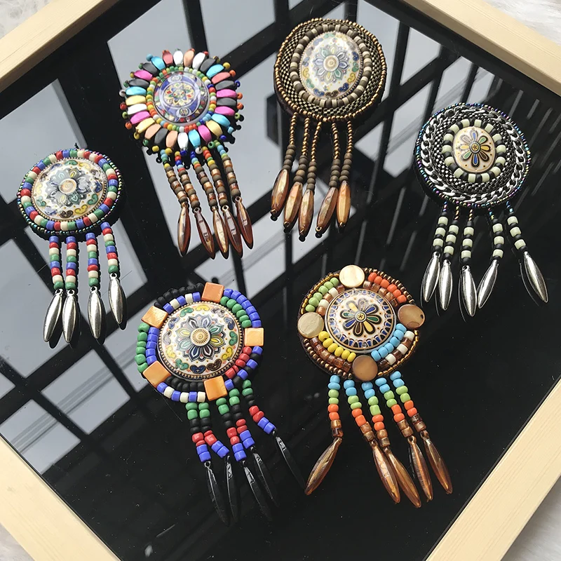 New bead Handmade Patches Sewing Flower Tassels Patch Sew-On Clothes Beads DIY Garment Appliques Accessories
New bead Handmade Patches Sewing Flower Tassels Patch Sew-On Clothes Beads DIY Garment Appliques Accessories