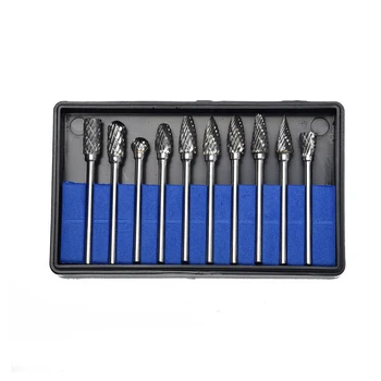 Mayitr 10Pcs Tungsten Carbide Cutter Rotary Burrs Kit Engraving Bit For Rotary Tool Drill Bit Carving Milling Cutter
Mayitr 10Pcs Tungsten Carbide Cutter Rotary Burrs Kit Engraving Bit For Rotary Tool Drill Bit Carving Milling Cutter