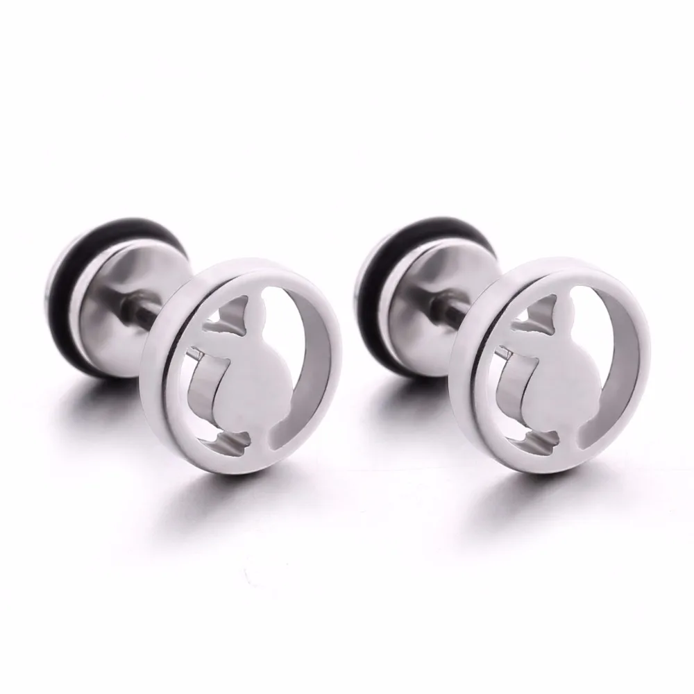 Unisex Earring for Woman Silver Cute Rabbit Shape Ear Stud Fashion Jewelry Pop Earring Stud for Man
Unisex Earring for Woman Silver Cute Rabbit Shape Ear Stud Fashion Jewelry Pop Earring Stud for Man