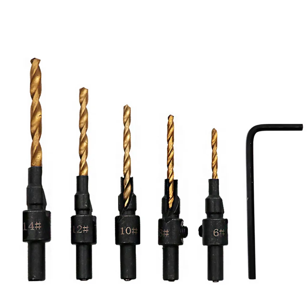 5Pcs Countersink Drill Woodworking Drill Bit Set Drilling Pilot Holes High Quality 2019 Hot Sale Dropshipping
5Pcs Countersink Drill Woodworking Drill Bit Set Drilling Pilot Holes High Quality 2019 Hot Sale Dropshipping