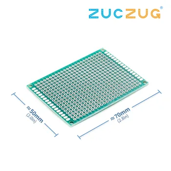 5*7 CM Double-side Spray Tin Plate Universal Experiment Boards PCB Circuit Plate Hole Plate
5*7 CM Double-side Spray Tin Plate Universal Experiment Boards PCB Circuit Plate Hole Plate