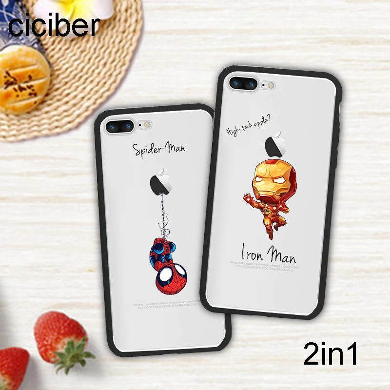 ciciber Marvel DC Batman Iron Man Spider-Man Phone Case For iPhone 11 Pro Max 2019 XR X XS Max 7 8 6S Plus Hard PC Hybrid Fundas
ciciber Marvel DC Batman Iron Man Spider-Man Phone Case For iPhone 11 Pro Max 2019 XR X XS Max 7 8 6S Plus Hard PC Hybrid Fundas