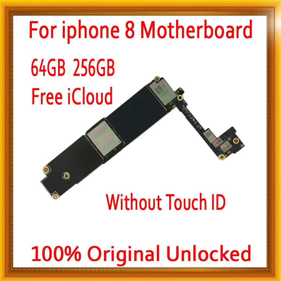 Factory Unlocked 64GB 256GB Completed Motherboard For iPhone 8 4.7inch Original Mainboard Without Touch ID with Full Chips
Factory Unlocked 64GB 256GB Completed Motherboard For iPhone 8 4.7inch Original Mainboard Without Touch ID with Full Chips