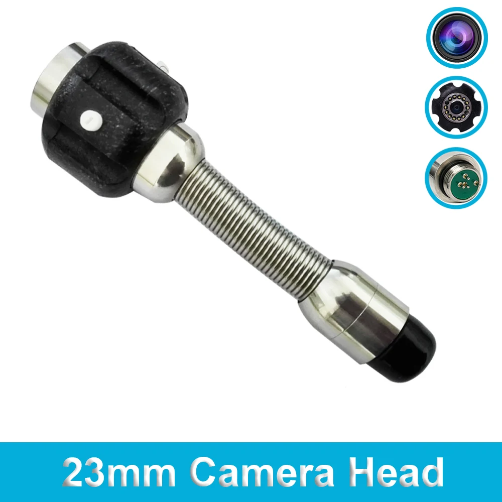 Factory Price Diameter 23mm Spring Stainless Steel Sewer Pipeline Inspection Camera Head With 12pcs Adjusting LED Lights
Factory Price Diameter 23mm Spring Stainless Steel Sewer Pipeline Inspection Camera Head With 12pcs Adjusting LED Lights