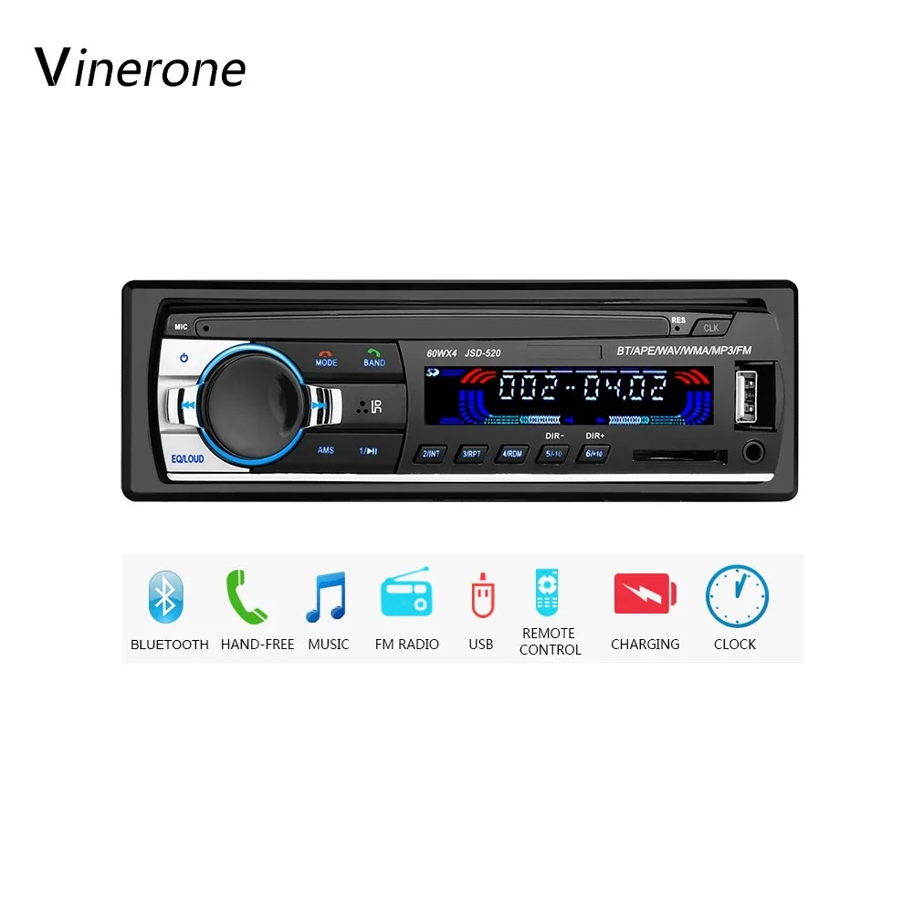 12V Car Radio 1 Din Bluetooth Stereo Auto Audio Player Support Bluetooth Phone AUX MP3 FM USB Remote Control 12Pin Auto Radio
12V Car Radio 1 Din Bluetooth Stereo Auto Audio Player Support Bluetooth Phone AUX MP3 FM USB Remote Control 12Pin Auto Radio