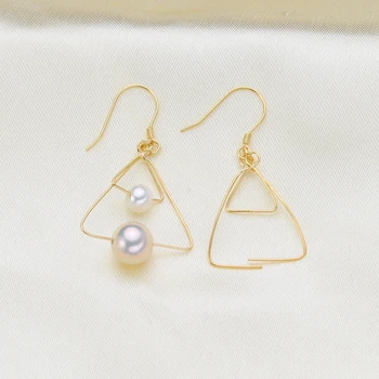 S925 Sterling Silver Earrings Hooks Triangle Pearl Earrings Design Findings Silver/Gold/Rose Gold Color 5Pairs/Lot
S925 Sterling Silver Earrings Hooks Triangle Pearl Earrings Design Findings Silver/Gold/Rose Gold Color 5Pairs/Lot