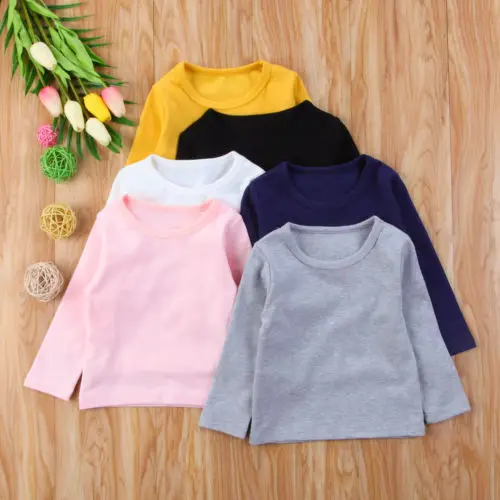 Casual Simple Newborn Infant Kids Baby Boys Girls Cotton Clothing T-shirt Tops Children Boy Girl Top Solid Warm T Shirt Clothing
Casual Simple Newborn Infant Kids Baby Boys Girls Cotton Clothing T-shirt Tops Children Boy Girl Top Solid Warm T Shirt Clothing