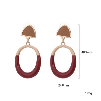 10Pair Round Brown Red Enamel Drop Long Earrings Bohemian Style Jewelry For Women/Girls Gift Statement Accessories Hot Jewelry
10Pair Round Brown Red Enamel Drop Long Earrings Bohemian Style Jewelry For Women/Girls Gift Statement Accessories Hot Jewelry