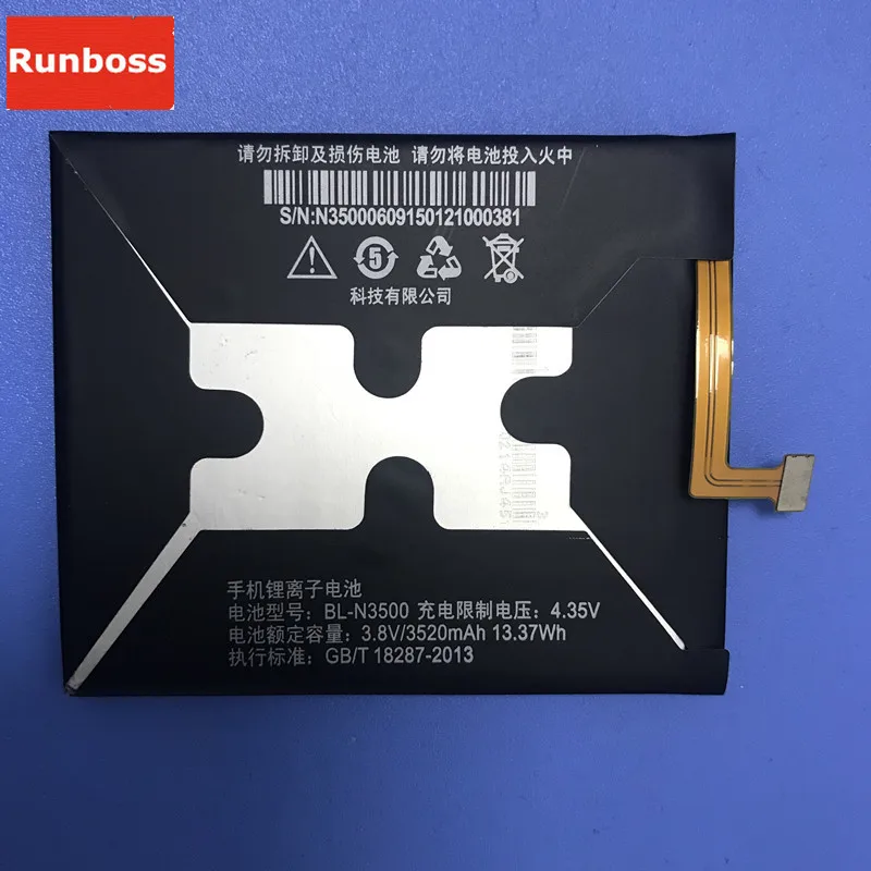 Runboss New High Quality Original Battery For Gionee E8 GN9008 BL-N3500 3520mAh Li-Polymer Battery
Runboss New High Quality Original Battery For Gionee E8 GN9008 BL-N3500 3520mAh Li-Polymer Battery