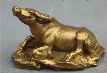 Lucky Chinese Feng Shui Pure Copper Brass Year Zoidac Bull Ox Statue Figurine
Lucky Chinese Feng Shui Pure Copper Brass Year Zoidac Bull Ox Statue Figurine