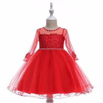 Red Lace Cake Tutu Luxuriant Girls Kids Wedding Flower Girl Dress Princess Party Pageant Dress Long Sleeve Pearl Tulle Dress
Red Lace Cake Tutu Luxuriant Girls Kids Wedding Flower Girl Dress Princess Party Pageant Dress Long Sleeve Pearl Tulle Dress