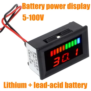 5pcs/lot Universal 5-100V Digital Dual LED Lithium/Lead-Acid Battery Tester Capacity Indicator Voltmeter
5pcs/lot Universal 5-100V Digital Dual LED Lithium/Lead-Acid Battery Tester Capacity Indicator Voltmeter