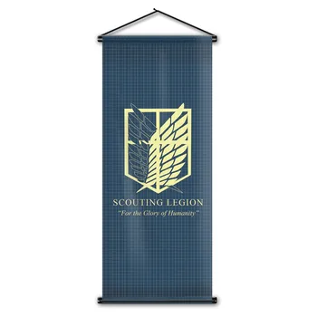 Anime Design Recon Corps Stationed Corps Flag Costume Digital Printing Unicorn Flower Feather Wall Scroll Banner 17.7x43.3inch
Anime Design Recon Corps Stationed Corps Flag Costume Digital Printing Unicorn Flower Feather Wall Scroll Banner 17.7x43.3inch