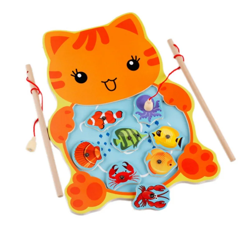 1 piece Baby Wooden Toys Magnetic Fishing Game Jigsaw Puzzle Board 3D Jigsaw Puzzles Children Education Toy for Children Hot P1
1 piece Baby Wooden Toys Magnetic Fishing Game Jigsaw Puzzle Board 3D Jigsaw Puzzles Children Education Toy for Children Hot P1