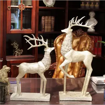Longree 24inches SilverCopper Color A Pair of Big Deer Statue Home Decorations Furnishing Wedding Gifts Crafts of Resin Figurine
Longree 24inches SilverCopper Color A Pair of Big Deer Statue Home Decorations Furnishing Wedding Gifts Crafts of Resin Figurine