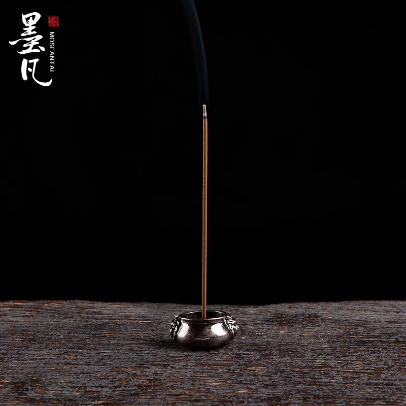 Seven bronze lion's ear incense and fragrant sandalwood coil Tuota sinking sweet aroma oil burner | Дом и сад