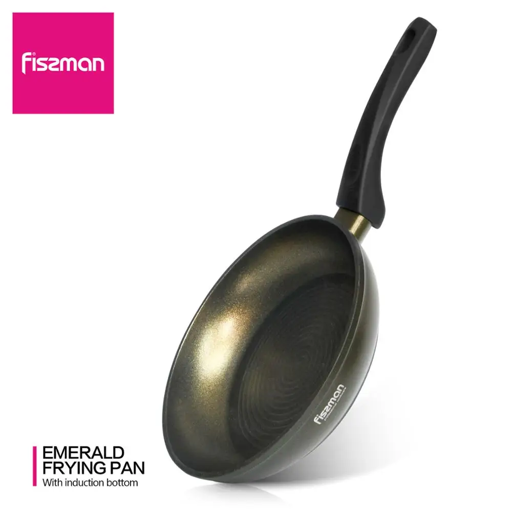 

FISSMAN Fry Pan with Pattern Circle Non-stick Coating Forged Aluminium No Oil-smoke Use-for Gas Induction Cooker