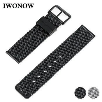 Stainless Steel Watch Band 20mm for Ticwatch 2 42mm Pin Buckle Strap Link Wrist Belt Bracelet Black Silver + Spring Bar + Tool
Stainless Steel Watch Band 20mm for Ticwatch 2 42mm Pin Buckle Strap Link Wrist Belt Bracelet Black Silver + Spring Bar + Tool