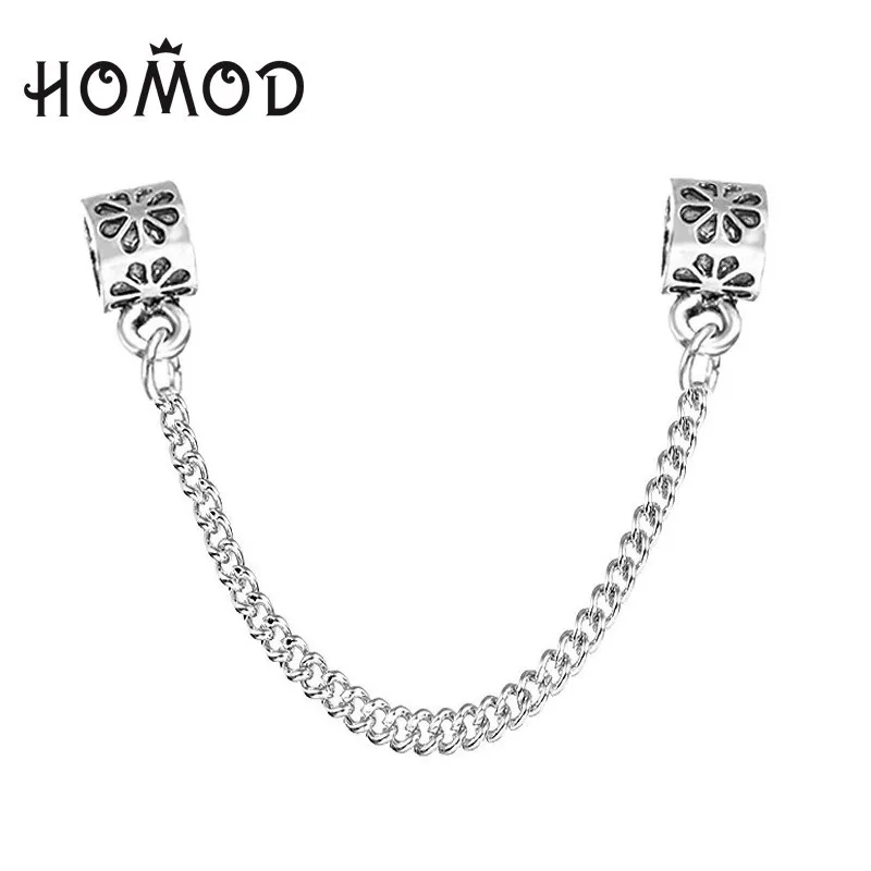 HOMOD Top Quality Silver Safety Chain Charm Beads Fits Pandora Brand Bracelet Pendants For Women DIY Jewelry Free Shipping
HOMOD Top Quality Silver Safety Chain Charm Beads Fits Pandora Brand Bracelet Pendants For Women DIY Jewelry Free Shipping