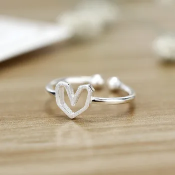 Personality Retro Vintage 925 Sterling Silver Heart Rings For Women Wedding Engagement Jewelry Big Finger Rings Anillos
Personality Retro Vintage 925 Sterling Silver Heart Rings For Women Wedding Engagement Jewelry Big Finger Rings Anillos
