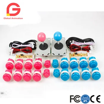 Arcade Game DIY Accessories Kit For PC MAME Fighting Games And Raspberry Pi USB Encoder + 2x Joystick + 20x Push Button
Arcade Game DIY Accessories Kit For PC MAME Fighting Games And Raspberry Pi USB Encoder + 2x Joystick + 20x Push Button