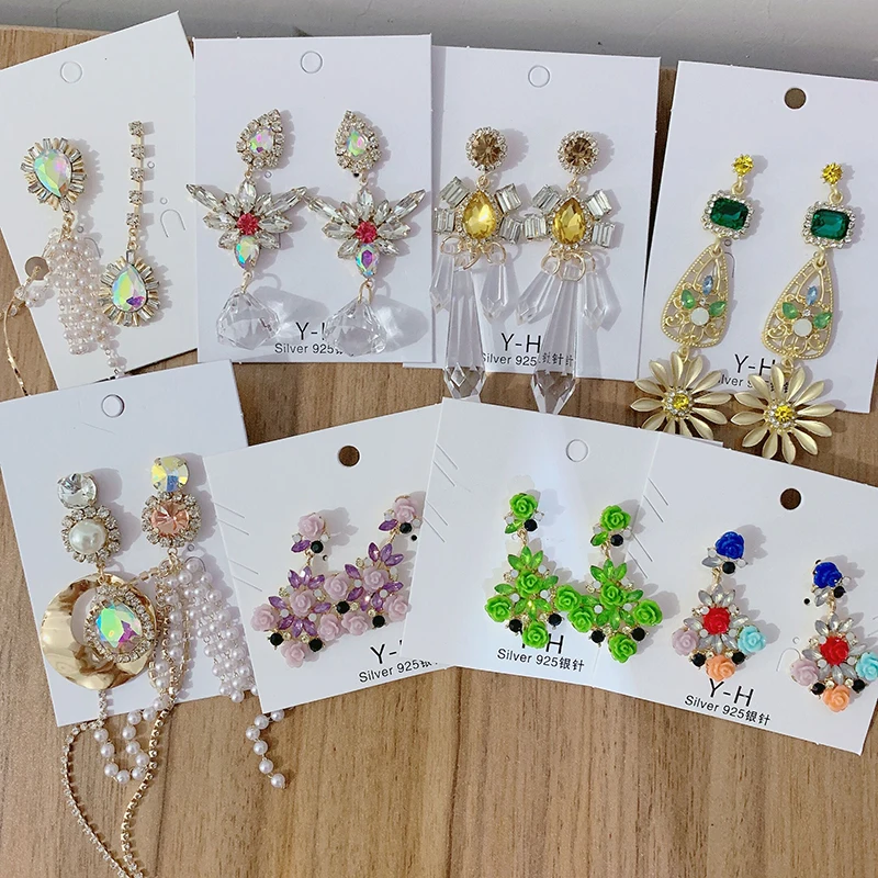 MENGJIQIAO 2019 Korean Elegant Luxury Crystal Drop Earrings For Women Waterdrop Flower Rhinestone Pendientes Party Jewelry Gifts
MENGJIQIAO 2019 Korean Elegant Luxury Crystal Drop Earrings For Women Waterdrop Flower Rhinestone Pendientes Party Jewelry Gifts