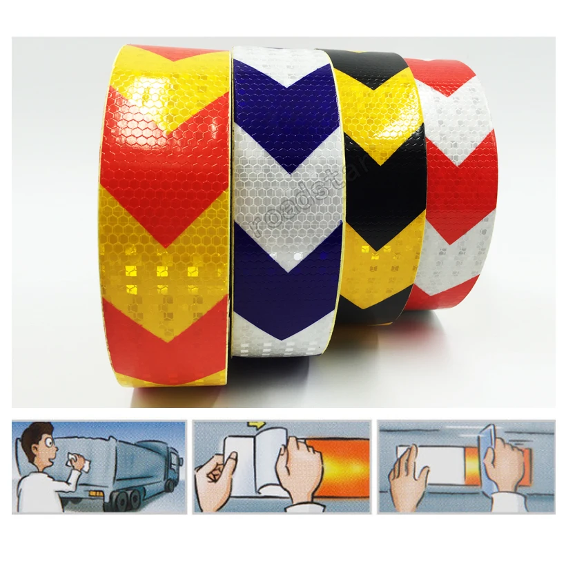 5CMx10M arrow Reflective adhesive tape, Reflective tape sticker for Truck,Car,Motorcycle,Free shipping.
5CMx10M arrow Reflective adhesive tape, Reflective tape sticker for Truck,Car,Motorcycle,Free shipping.