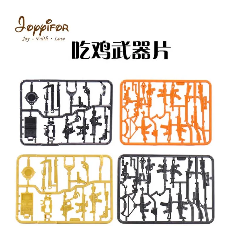 Joyyifor 1PCS PUBG Weapon Pack Military Figure Set Parts Gun MOC LegoINGlys Accessories SWAT Model Building Blocks Brick Toys
Joyyifor 1PCS PUBG Weapon Pack Military Figure Set Parts Gun MOC LegoINGlys Accessories SWAT Model Building Blocks Brick Toys