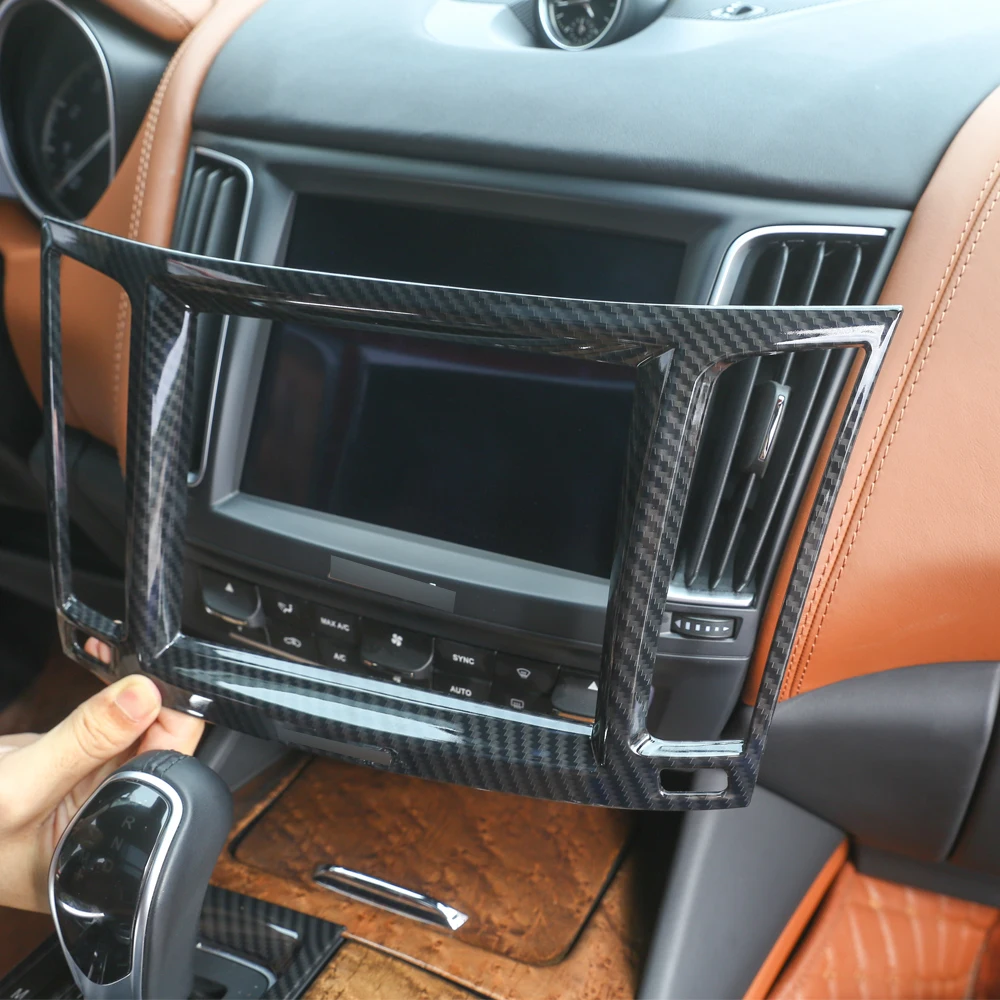 For Maserati Levante 2016 Car Accessories ABS Carbon Fiber Interior Navigation box Frame Cover Trim 1 Pcs
For Maserati Levante 2016 Car Accessories ABS Carbon Fiber Interior Navigation box Frame Cover Trim 1 Pcs