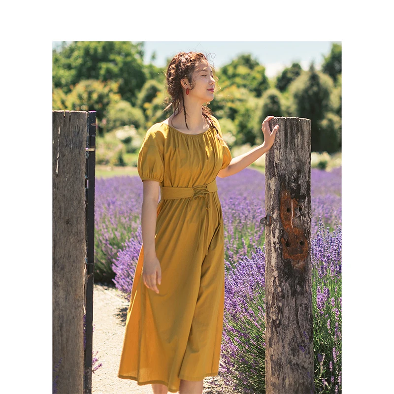 INMAN 2019 Summer New Arrival Solid 100% Cotton O-neck Short Sleeve Defined Waist Slim Elegant Women Dress
INMAN 2019 Summer New Arrival Solid 100% Cotton O-neck Short Sleeve Defined Waist Slim Elegant Women Dress
