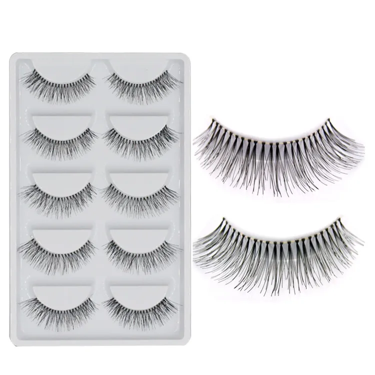 5 Pairs/lot Natural Sparse Cross Eye Lashes Extension Makeup Long False Eyelashes Free Shipping High Quality
5 Pairs/lot Natural Sparse Cross Eye Lashes Extension Makeup Long False Eyelashes Free Shipping High Quality
