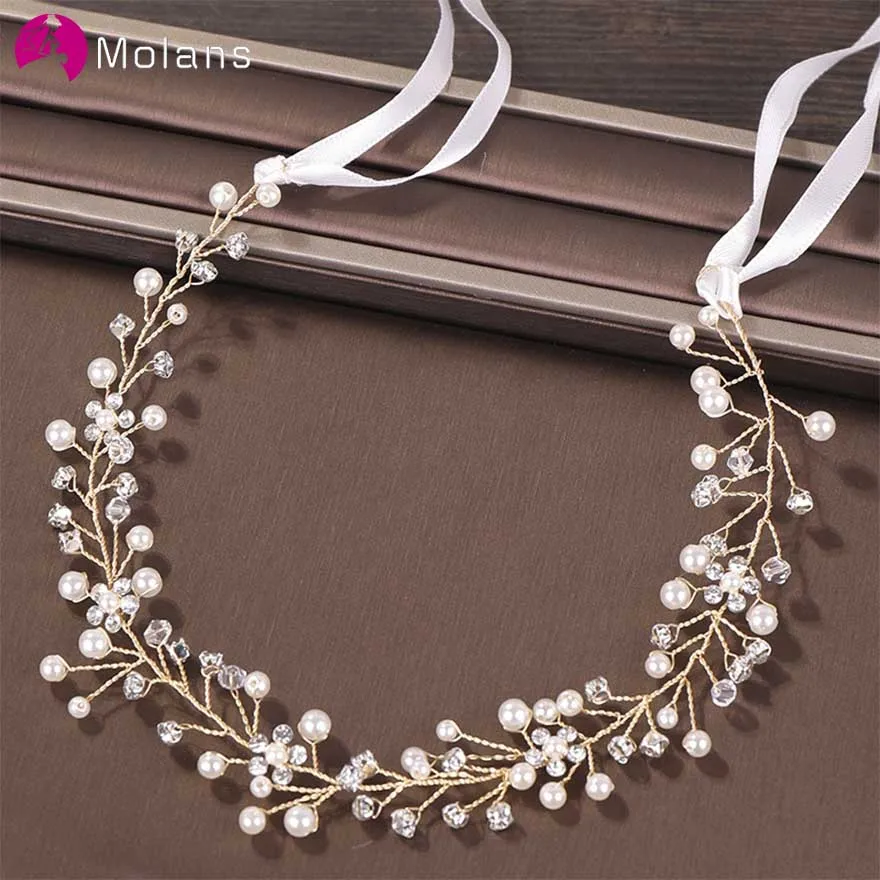 MOLANS European Fashion Pearl Water Drill for Bride Headbands Handicraft Twisted Alloy Inlaid Drill for Wedding Hair Accessories
MOLANS European Fashion Pearl Water Drill for Bride Headbands Handicraft Twisted Alloy Inlaid Drill for Wedding Hair Accessories